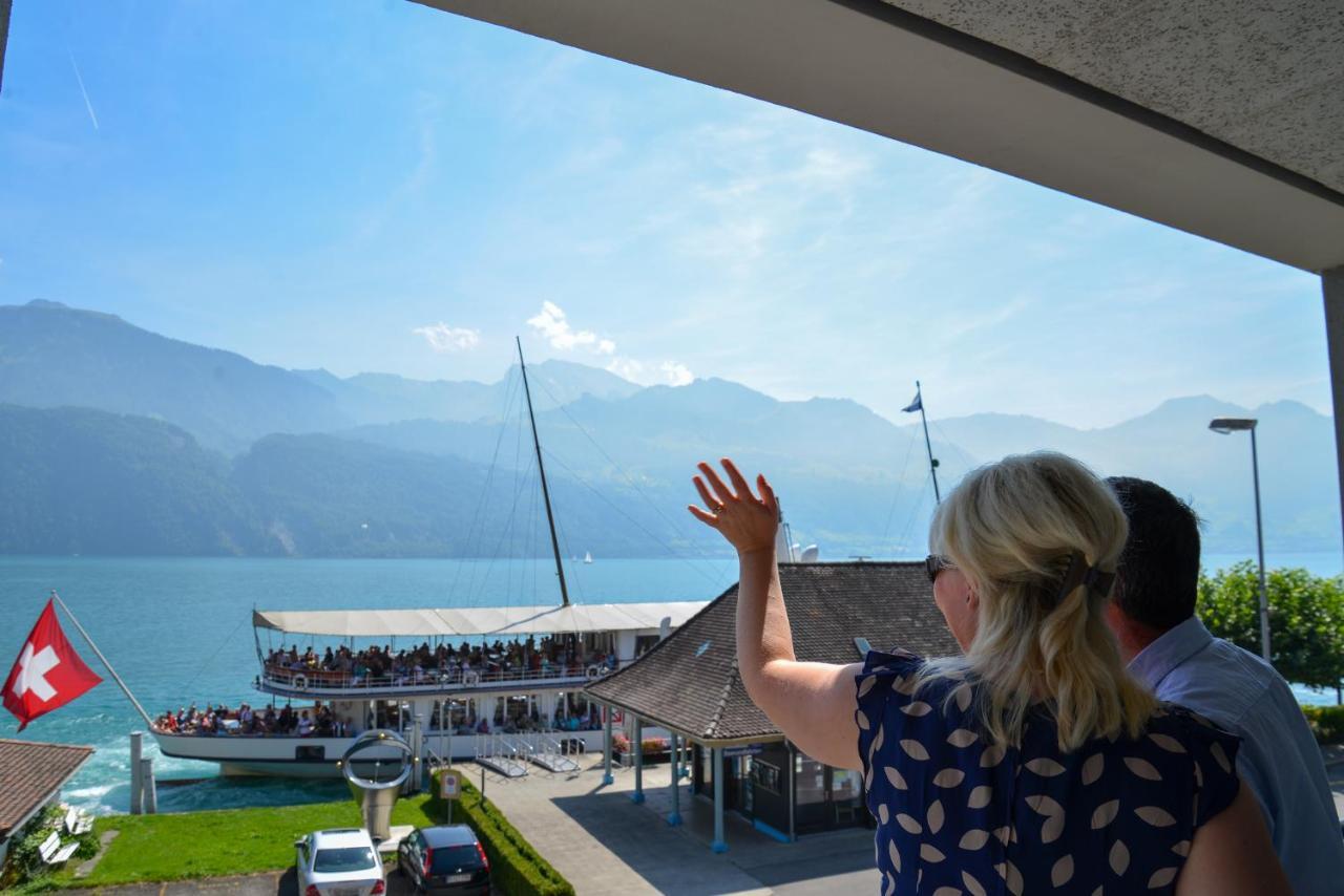 Seehotel Riviera At Lake Lucerne Gersau Exterior foto